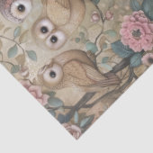 Woodland Forest Animals Floral Collage Decoupage Tissuepapier (Detail)