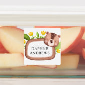 Woodland Forest Animals School Daycare Labels (Aangebracht)