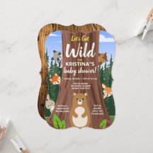 Woodland Forest Baby Animals Baby shower