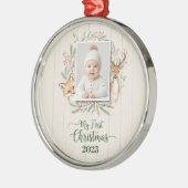 Woodland Forest Baby’s First Christmas Ornament  (Links)