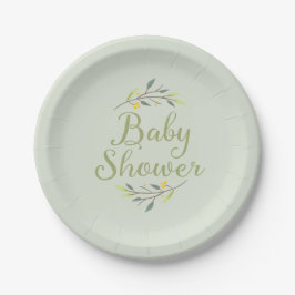 Woodland Forest Baby shower Borden Papieren Bordje