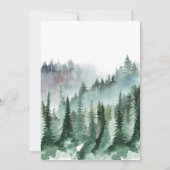 Woodland Forest Baby shower Dank u wel Kaart (Achterkant)