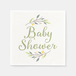 Woodland Forest Baby shower servetten
