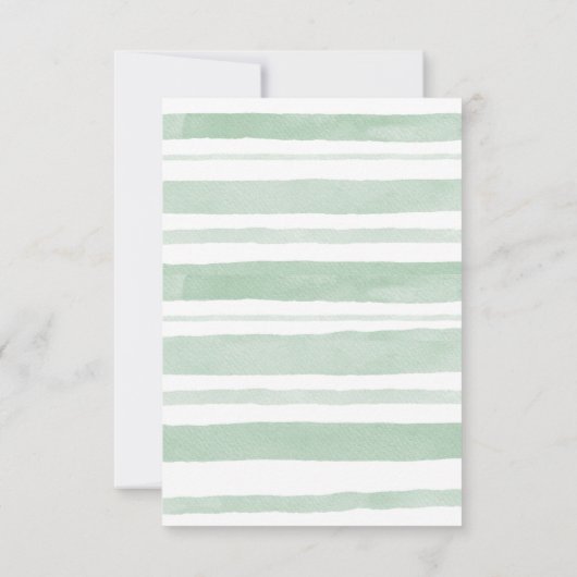 Woodland Forest Baby shower Uitnodigen Kaart (Achterkant)