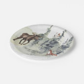 Woodland Forest | Baby shower van dieren Papieren Bordje (Gekanteld)