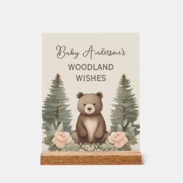 Woodland Forest Beer Acryl Bord