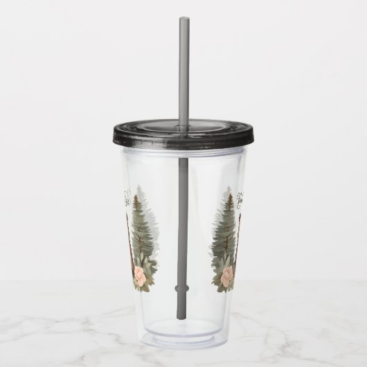 Woodland Forest Beer Acryl Drinkbeker (Rechts)