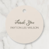 Woodland Forest Beer Bedankjes Labels (Achterkant)