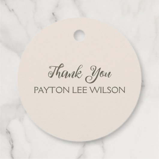 Woodland Forest Beer Bedankjes Labels (Achterkant)