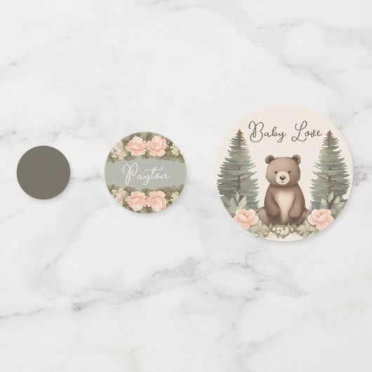 Woodland Forest Beer Confetti (Voorkanten)