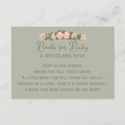 Woodland Forest Beer Informatiekaartje (Voorkant)