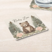 Woodland Forest Beer Kartonnen Onderzetters (Schuin)