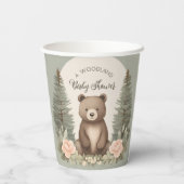 Woodland Forest Beer Papieren Bekers (Achterkant)