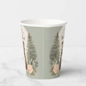 Woodland Forest Beer Papieren Bekers (Rechts)