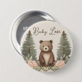 Woodland Forest Beer Ronde Button 7,6 Cm (Voorkant /achterkant)