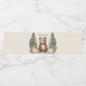 Woodland Forest Beer Waterfles Etiket (Enkel label)