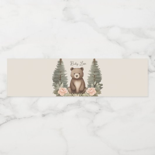 Woodland Forest Beer Waterfles Etiket (Enkel label)