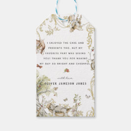 Woodland Forest | Birthday Party Bedankt Cadeaulabel