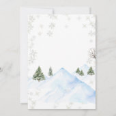 Woodland Forest Blue Truck ONEderland 1e verjaarda Kaart (Achterkant)