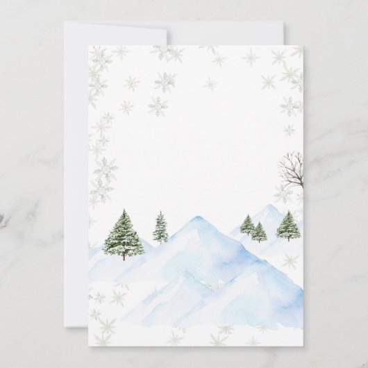 Woodland Forest Blue Truck ONEderland 1e verjaarda Kaart (Achterkant)