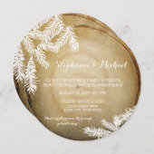 Woodland Forest Center Cut Tree 25TH Jubileum Kaart (Voorkant / Achterkant)