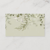 Woodland Forest Cradle Diaper-kaart Informatiekaartje (Achterkant)