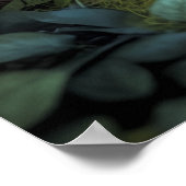 Woodland Forest dieren wasbeer familie AI kunst Poster (Hoek)