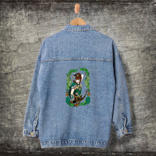 Woodland Forest Elf Fantasy Denim Jacket