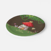 Woodland Forest, Fairy Birthday Papieren Bordje (Gekanteld)