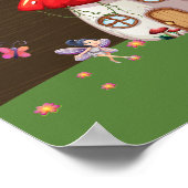 Woodland Forest, Fairy Birthday Poster (Hoek)