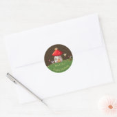 Woodland Forest, fee dank je Ronde Sticker (Envelop)
