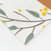 Woodland Forest Fox Fleece Blanket (Hoek)