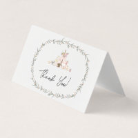 Woodland Forest Friends Folded Hartelijk dank