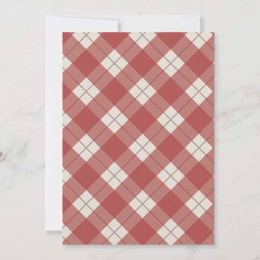 Woodland Forest Friends Kinderverjaardagsfeestje Kaart (Achterkant)