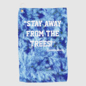 Woodland Forest Golf Towel Golfhanddoek (Voorkant)