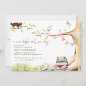 Woodland Forest Greenery | Een bibliotheek-Baby ma Kaart (Voorkant)