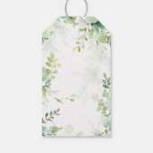 Woodland Forest Greenery S'more Liefde Baby shower Cadeaulabel (Achterkant)