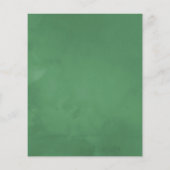 Woodland Forest Greenery Wedding Foto Flyer (Achterkant)