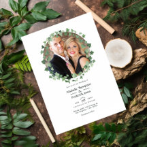 Woodland Forest Greenery Wedding Foto