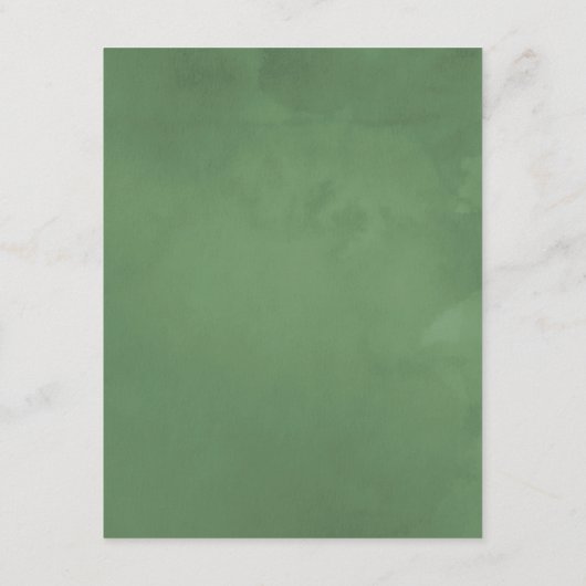 Woodland Forest Greenery Wedding Guest Details Informatiekaartje (Achterkant)