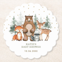 Woodland Forest groen taart topper douche gunsten