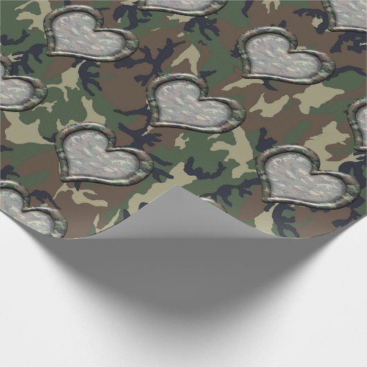 Woodland Forest Heart Cadeaupapier (Hoek)