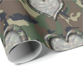 Woodland Forest Heart Cadeaupapier (Rol Hoek)