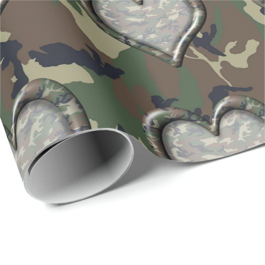 Woodland Forest Heart Cadeaupapier (Rol Hoek)