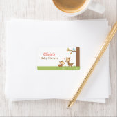 Woodland Forest Herten Baby shower Party Labels (Insitu)