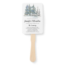 Woodland forest huwelijksprogramma fan