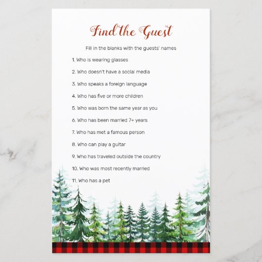 Woodland Forest Lumberjack vindt het gastspel (Voorkant)