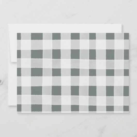 Woodland Forest Night Baby shower uitnodiging (Achterkant)