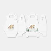 Woodland Forest Oh Boy Baby shower Bedankdoosjes (Uitgevouwen)