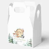 Woodland Forest Oh Boy Baby shower Bedankdoosjes (Geopend)